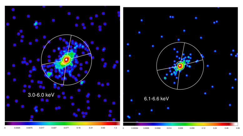 Discovery of Kiloparsec Extended Hard X-ray Continuum and Fe-Kα