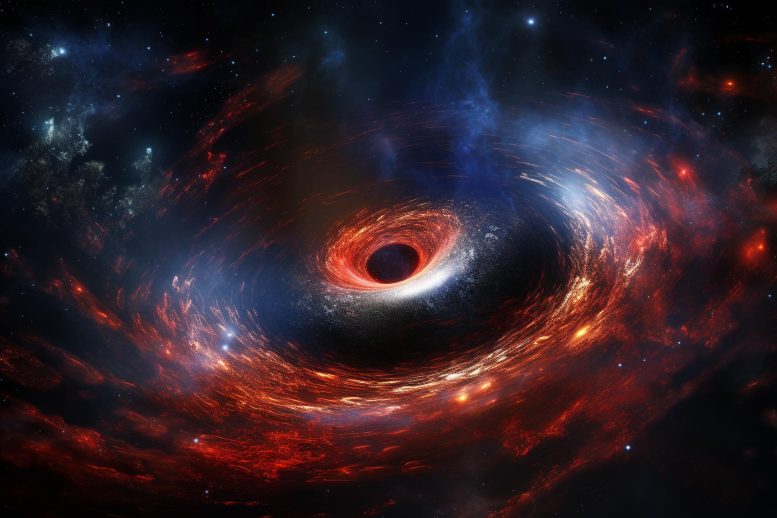 Distant Black Hole Concept Art