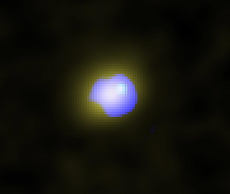 Distant Galaxy J1243+0100
