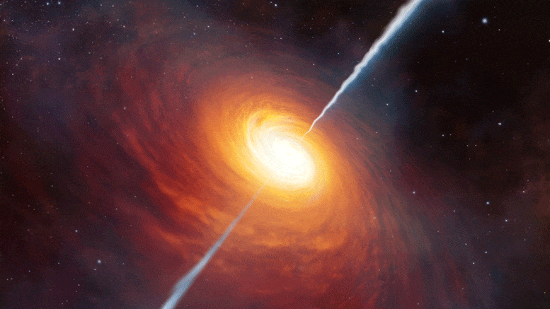 magnetic field nasa quasar