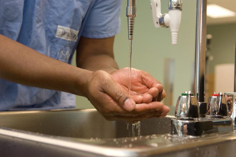 Doctor Washing Hands Surgery