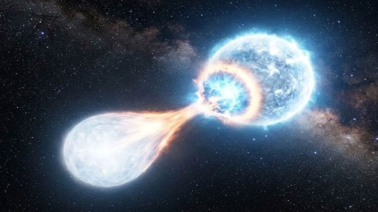 Two Dead Stars Are Racing Around Each Other Every 6.2 Minutes