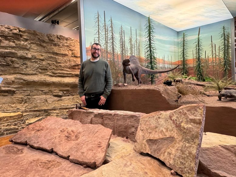 Dr. Eudald Mujal at a Buntsandstein Habitat