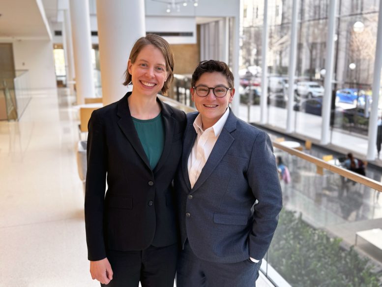 Dr. Molly Hales, (Left), and Dr. Tara Lagu