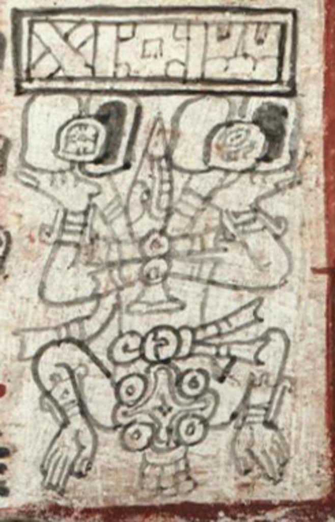 Dresden Codex Shows Venus God Descending