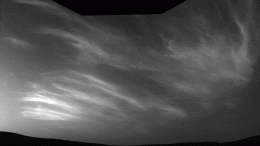 Drifting Clouds on Mars