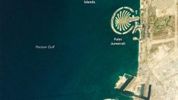 Dubai Palm Shaped Islands Annotated