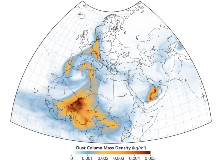 Dust Movement Europe March 2022