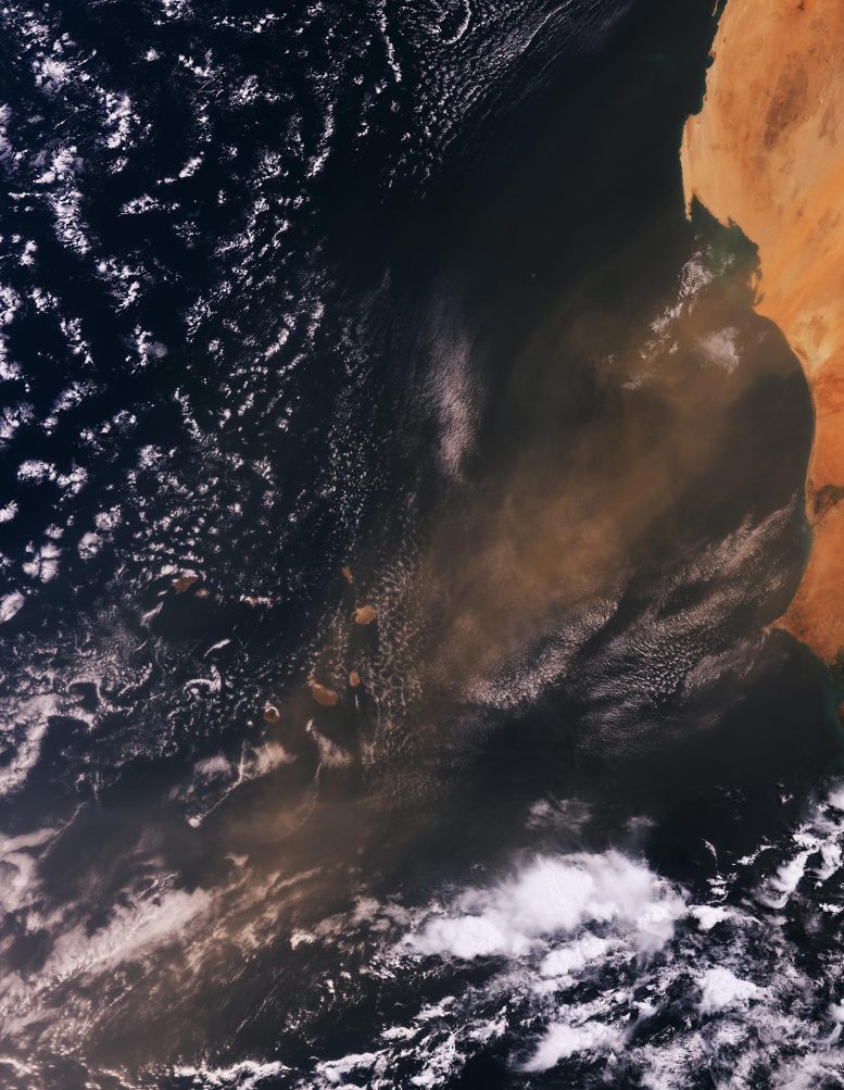 Dust Particles Over Cabo Verde