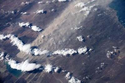Dust Plume Over Southern Argentina