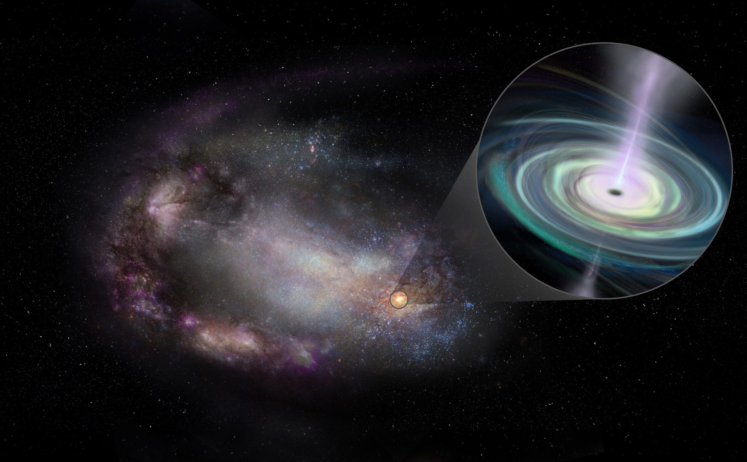 Черные дыры в ядрах галактик. Чёрная дыра в галактике Млечный путь. Сверхмассивная чёрная дыра в центре нашей Галактики. Ядро Галактики Млечный путь. Черная дыра в Млечном пути.