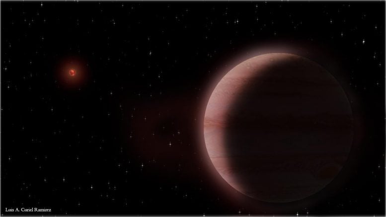 Dwarf Star TVLM-513-46546 and Planet