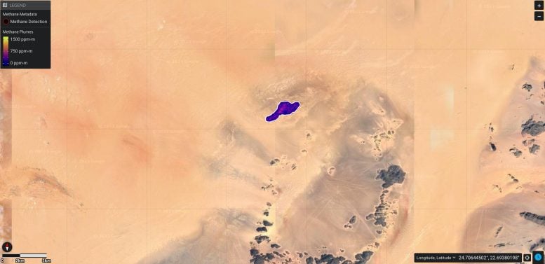 EMITIR Pluma de Metano Líbia