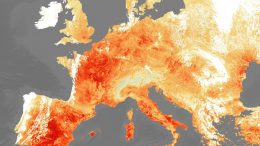 ESA 2019 Heatwaves Satellite Image