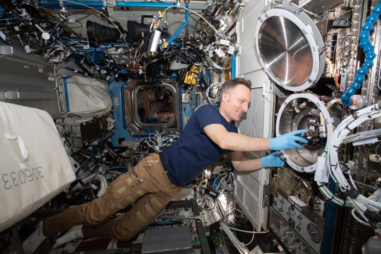 ESA Astronaut Matthias Maurer Materials Science Laboratory
