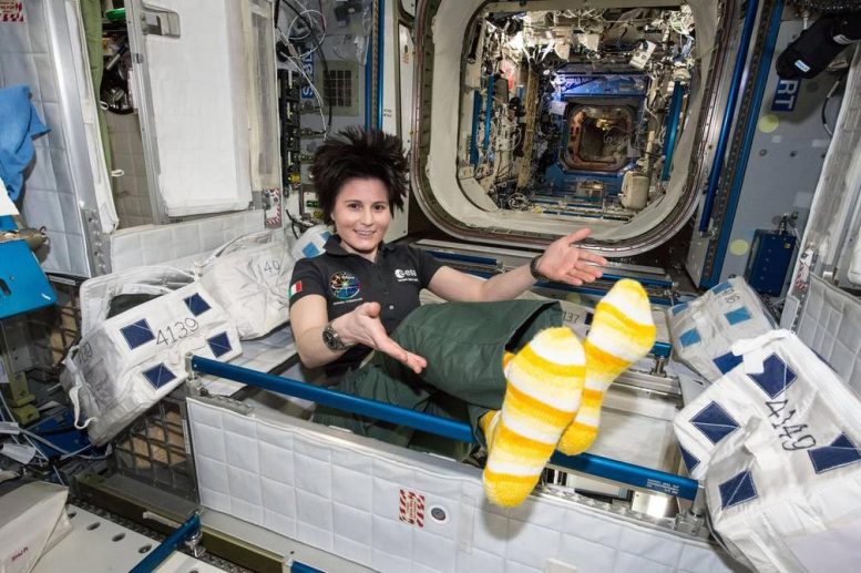 ESA Astronaut Samantha Cristoforetti Socks