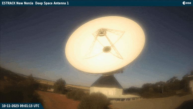 ESA’s New Norcia Station in Communication With Mars Express in November 2023