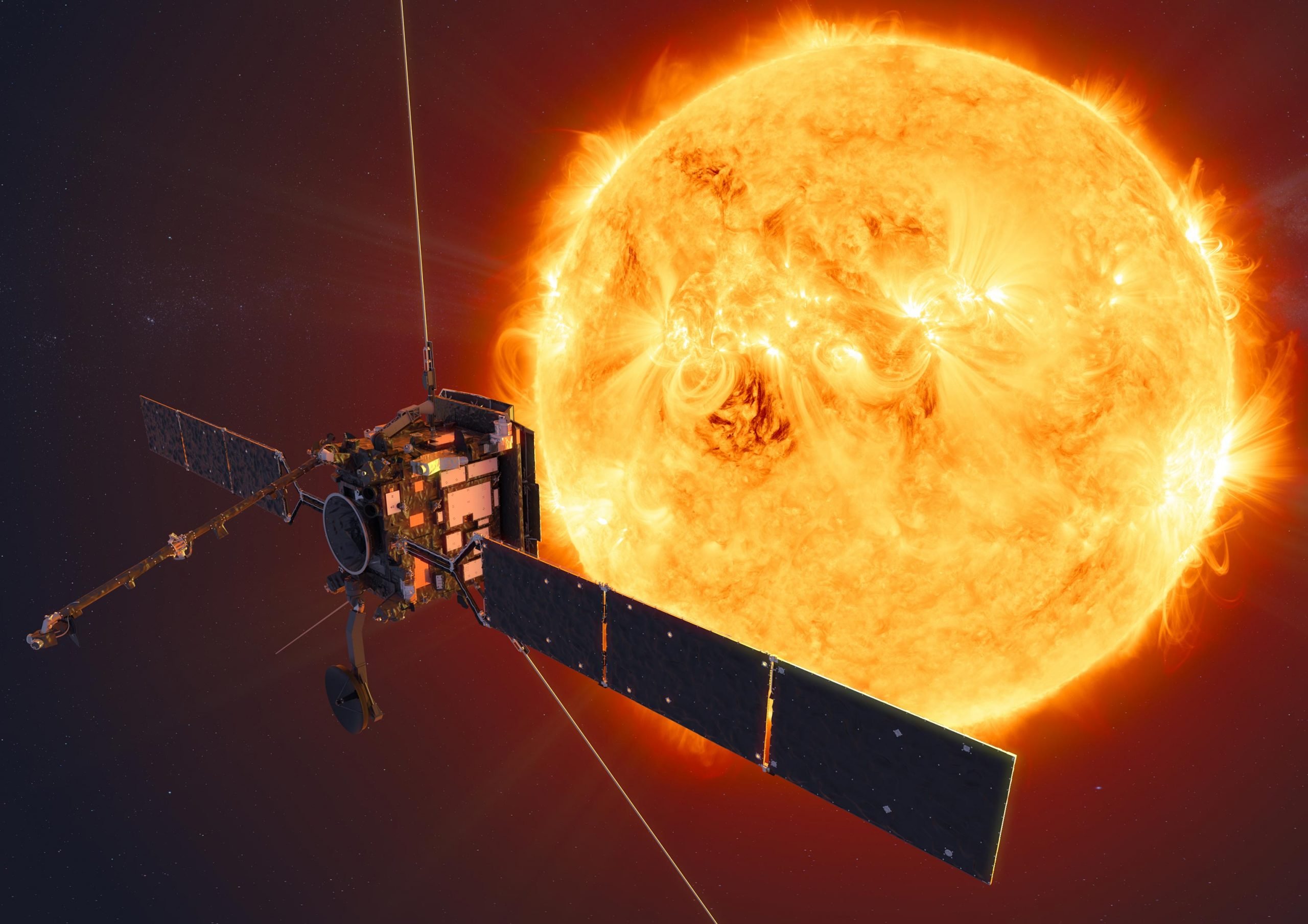 周回する太陽電池モジュールは、太陽の繊細なコロナを驚くほど詳細に捉えます。 [Video]