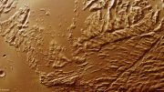 ESAs Mars Express Image of the Sulci Gordii Region of Mars
