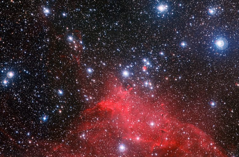 ESO Captures New Image of Star Cluster NGC 3572