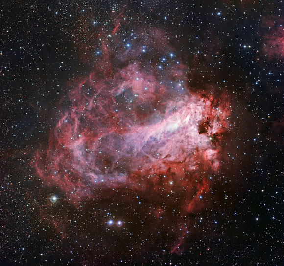 ESO Views Messier 17