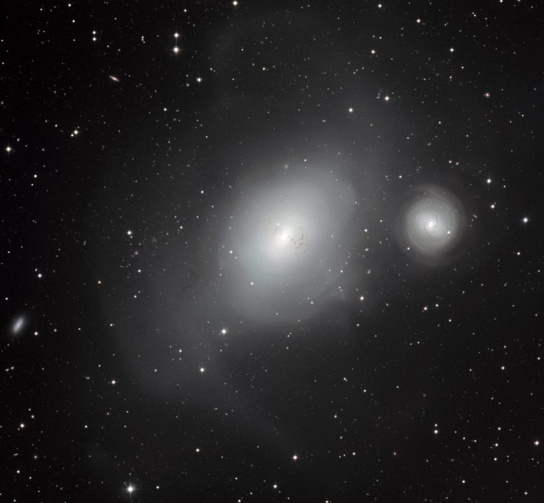 ESO Views NGC 1316 and NGC 1317
