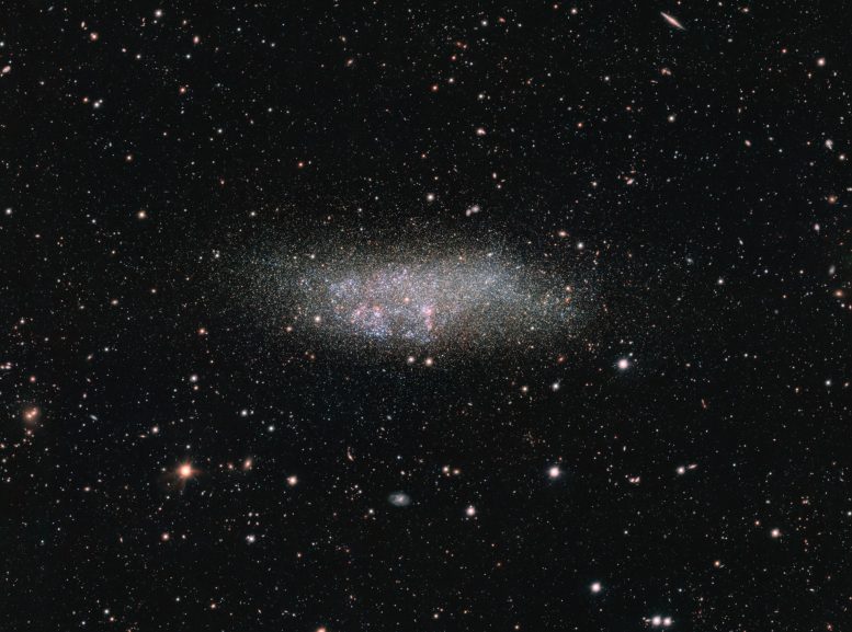 ESO Views Wolf-Lundmark-Melotte Galaxy