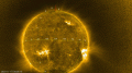 EUI First Coronal Mass Ejection