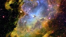 Eagle Nebula made with data from the Kitt Peak telescope