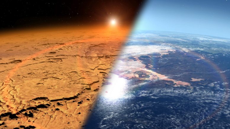 Early Martian Environment Concept Image