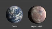 Earth Kepler 1649c Compared