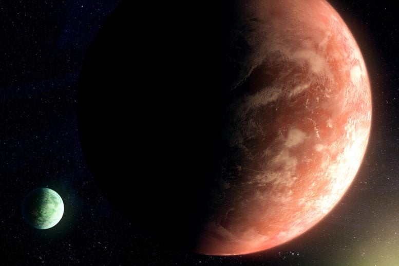 Earth Like Alien Exoplanet Moon