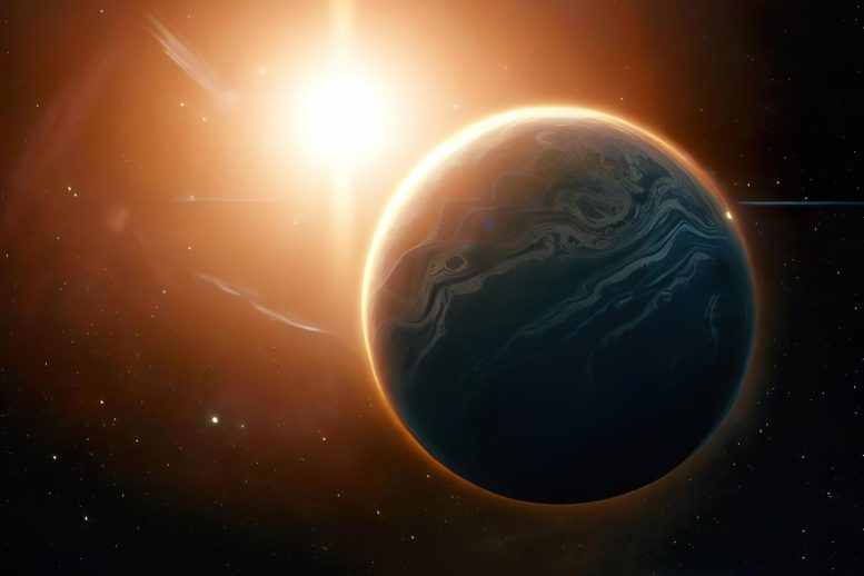 Earth Like Exoplanet Render