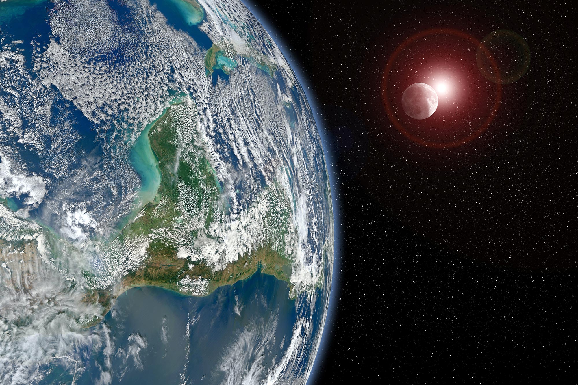 Mirror Image Of The Earth And Sun Discovered 3000 Light Years Away