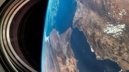 Earth Viewed From a Window on the SpaceX Dragon Endurance