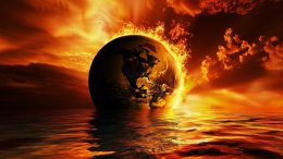 Earth on Fire Climate Change Ocean