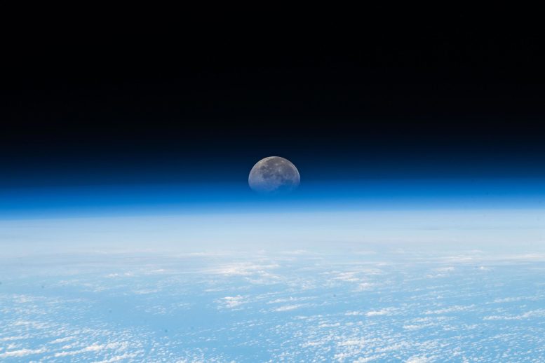 Earth’s Atmosphere Refract’s the Moon’s Light