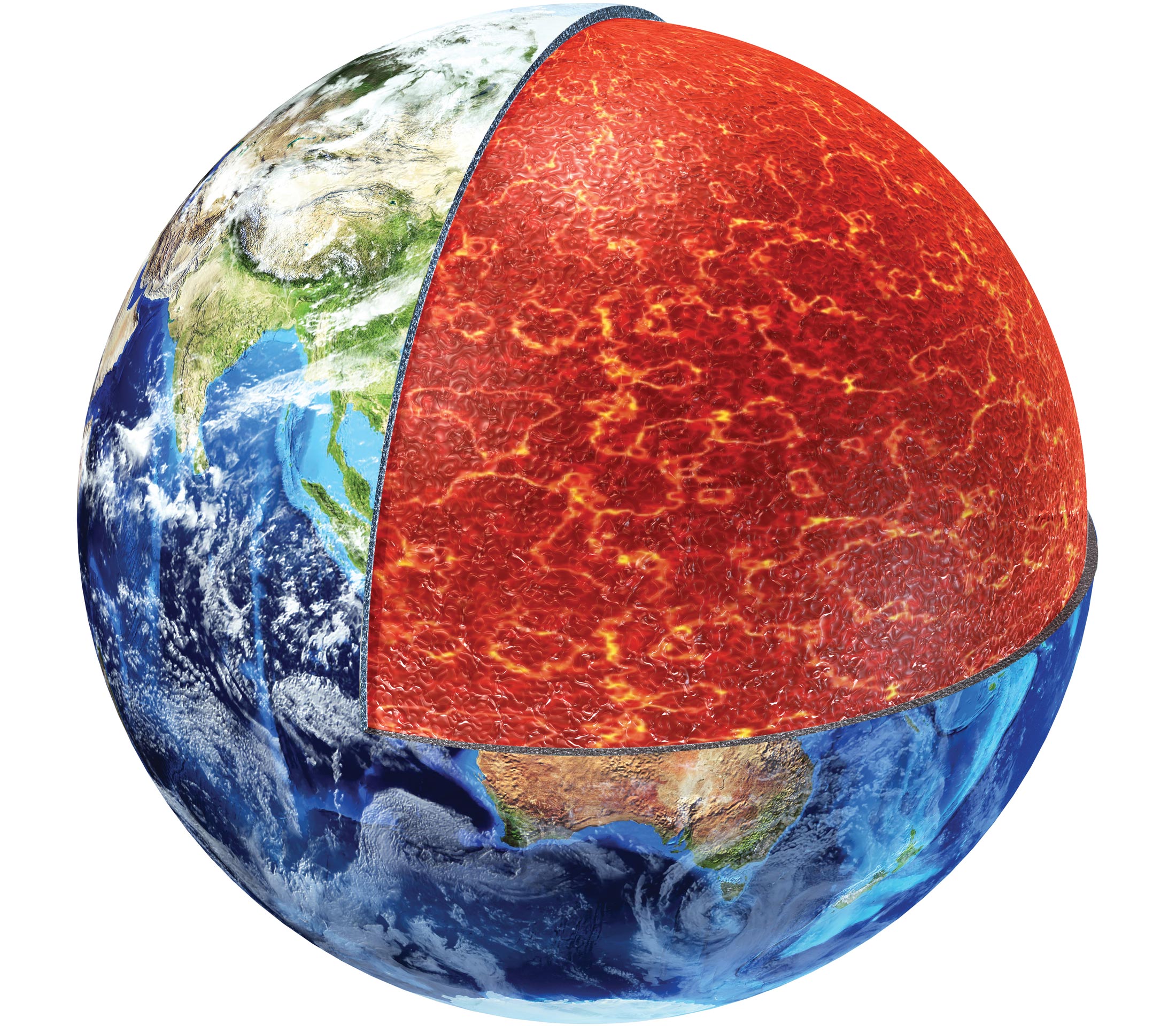 Groundbreaking Discovery of Hidden Molten Rock Layer Under Earth's Tectonic Plates - SciTechDaily