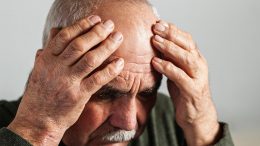 Elderly Man Dementia Concept