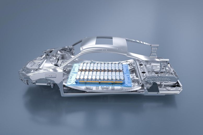 Battery cell module for electric cars