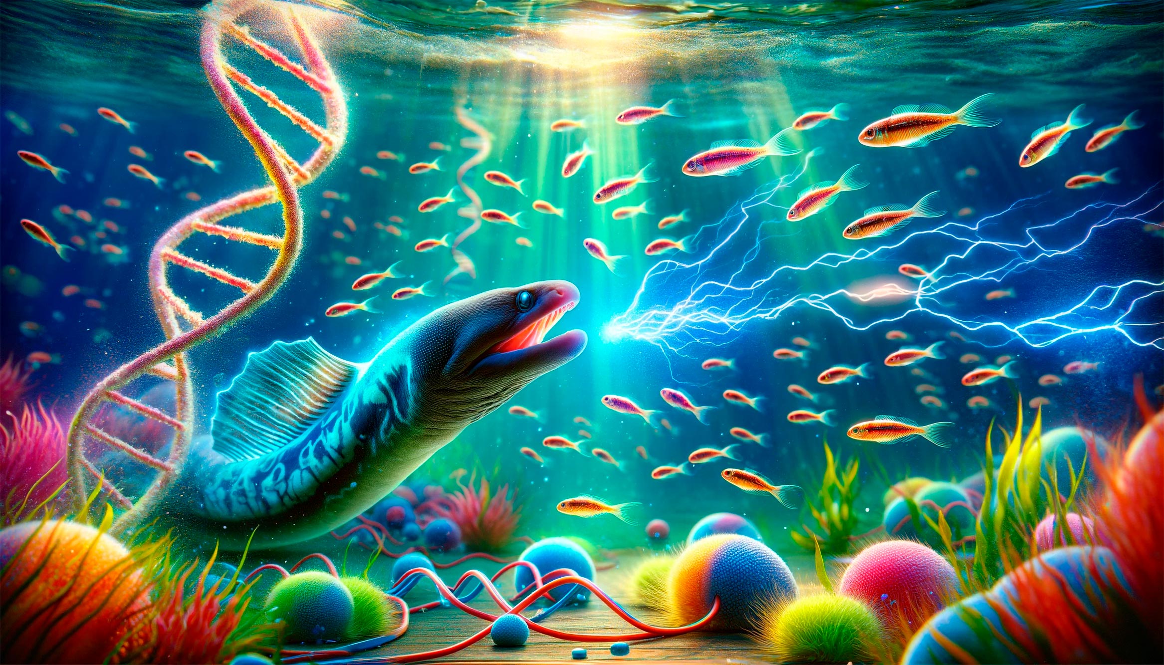 Elektrikli yılan balıklarının garip genetik etkisini ortaya çıkarmak