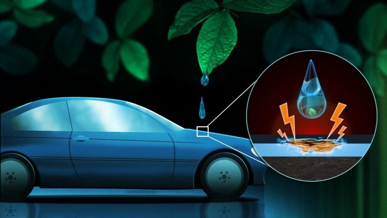 Electrical Charged Drops Cause Corrosion