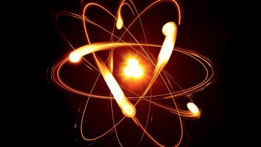 Electrons Orbiting Atomic Nucleus