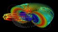 Electrons in Van Allen Radiation Belt