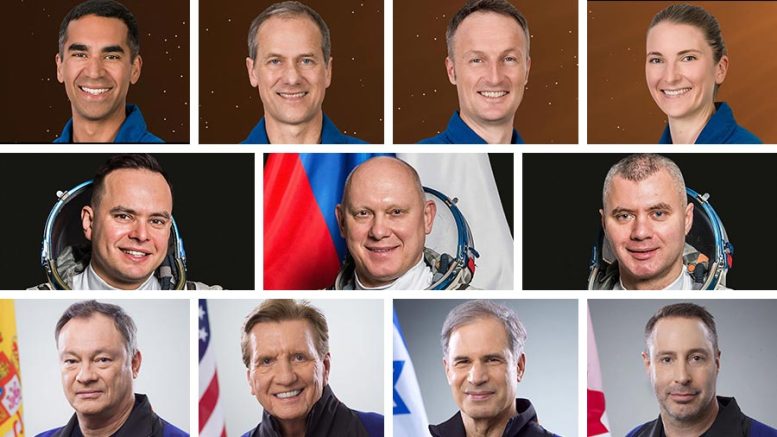 Eleven Member Space Station Crew