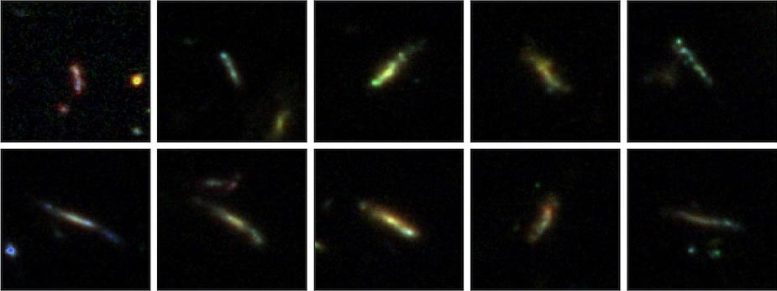 Elongated Ellipsoid Galaxies James Webb Space Telescope