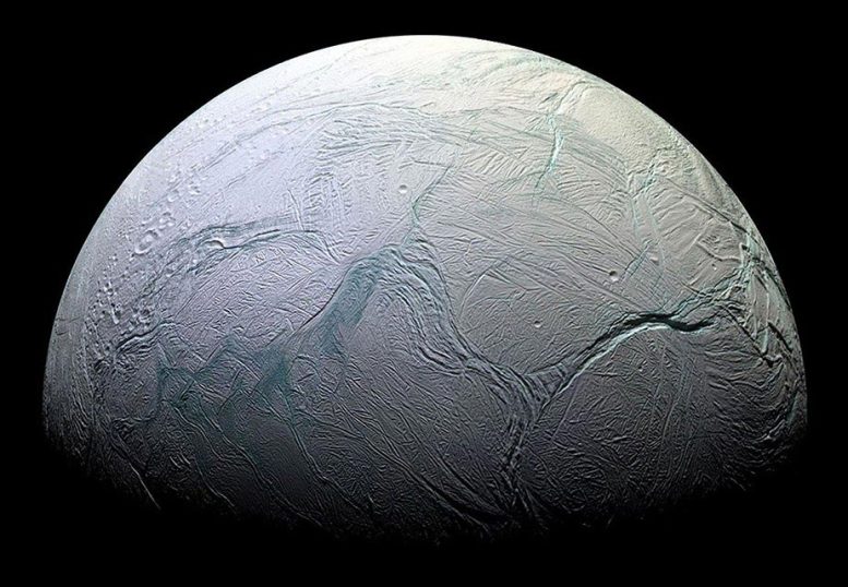 Enceladus, One of Saturn’s Moons