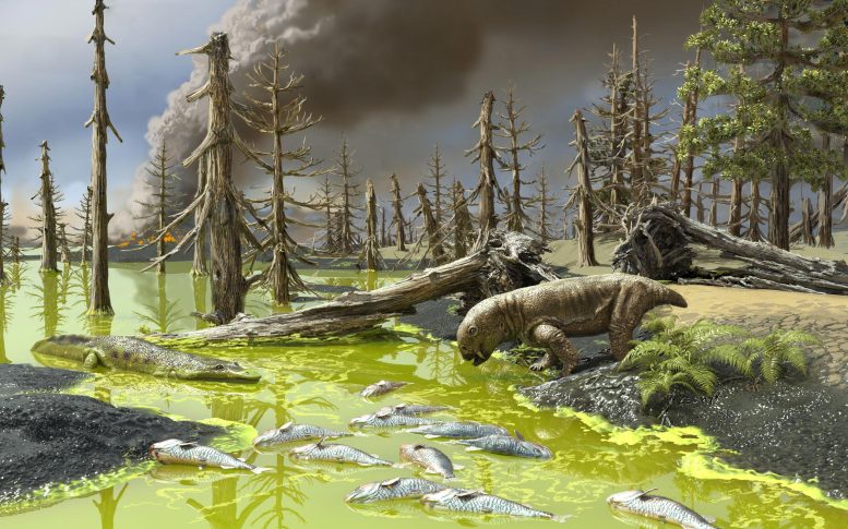 End-Permian Mass Extinction Conditions