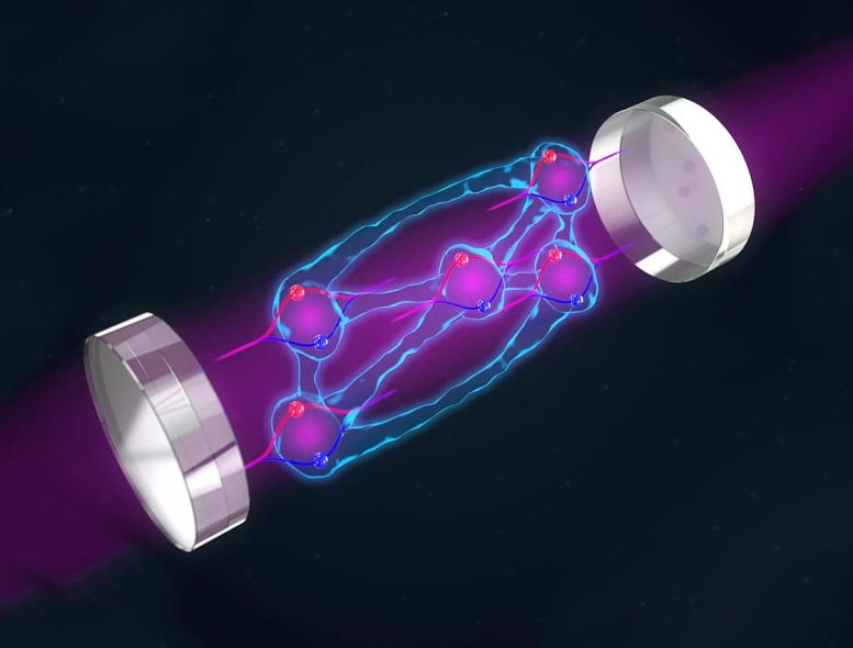Entangled Atoms Within Interferometer