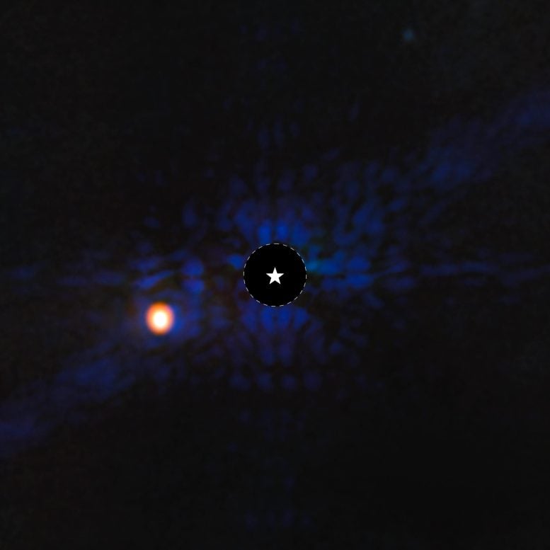 Epsilon Indi Ab Exoplanet (Webb MIRI Image)